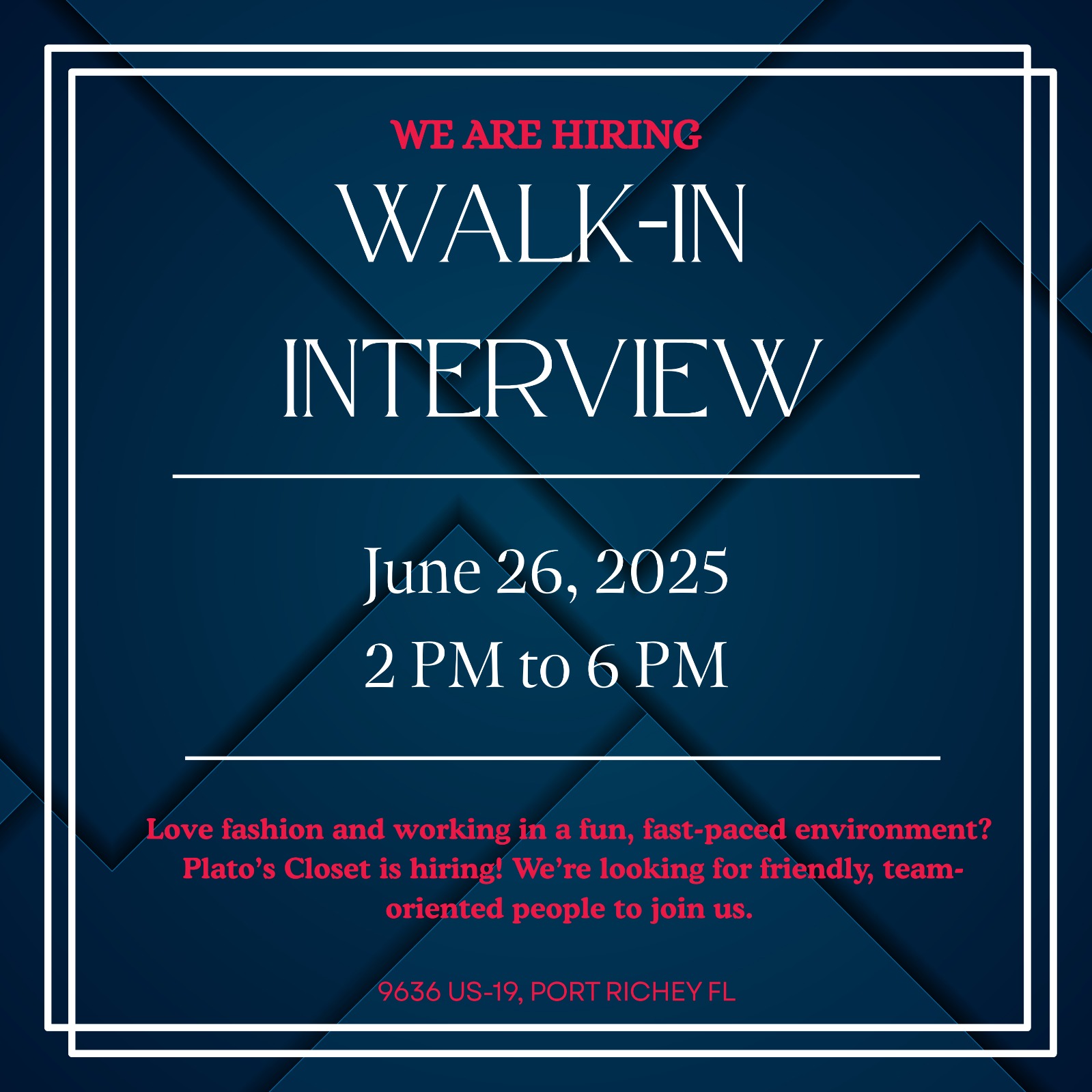 Join Our Team!!